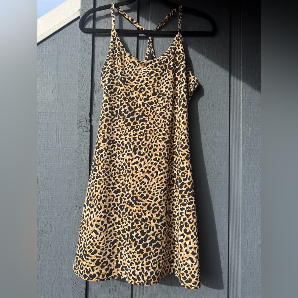 Outdoor Voices Cheetah/Leopard Print Dress